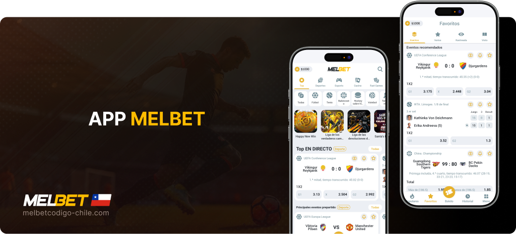 App MelBet - Melbet Codigo Chile