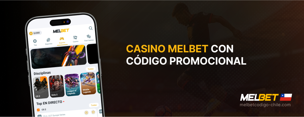 Casino MelBet con código promocional - Melbet Codigo Chile