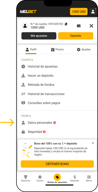 Cómo activar y verificar una cuenta - Melbet Codigo Chile